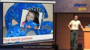 Damien Seguy: Keynote: 12 years in the life of elephpant - phpCE 2018