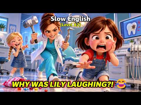 Pip Was Afraid of the Dentist… Why Was Lily Laughing? 😱🦷 | Slow English (Level A2) thumbnail