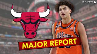 🚨MAJOR REPORT: Bulls Trying To TRADE UP For Keaton Wagler | Bulls Rumors