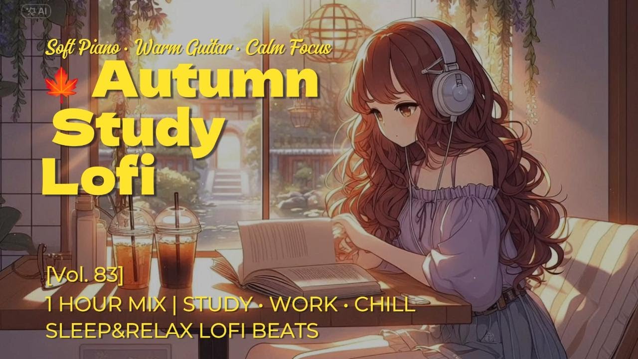 1 Hour Autumn Lofi Walk Soft Piano & Warm Beats for Study, Work & Focus | Ewha Street Vibes (Vol.83)