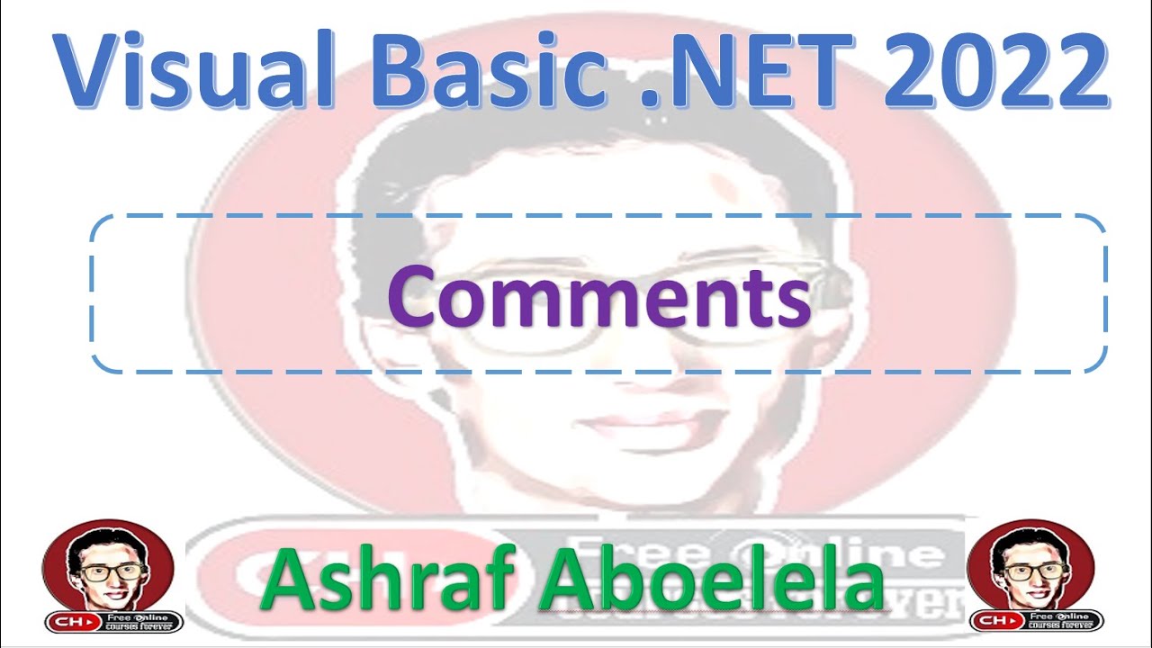 Visual Basic Net 2022 18 Comments - YouTube