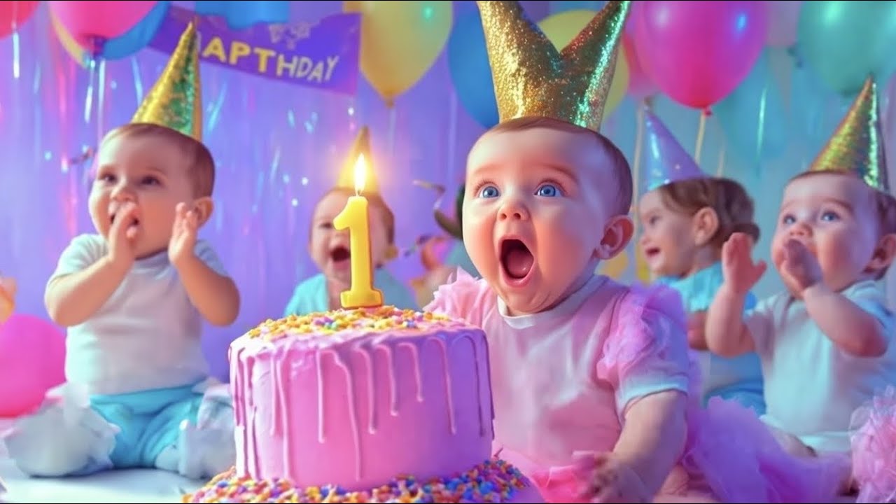 Happy Birthday Song For Kids | Cute Baby Dance Party | Fun Birthday Song for Kids | Kids Birthday