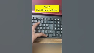 Hide column shortcut #computer #computereducation #computerscience #computerknowledge