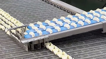 【煎饺生产线】#dimsumfrozen #gyoza #dumplingmakingmachine #dumplingmaker #productionline