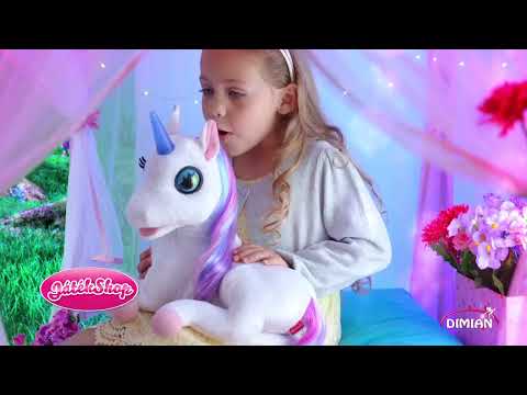 Luna mesélő plüss unikornis video