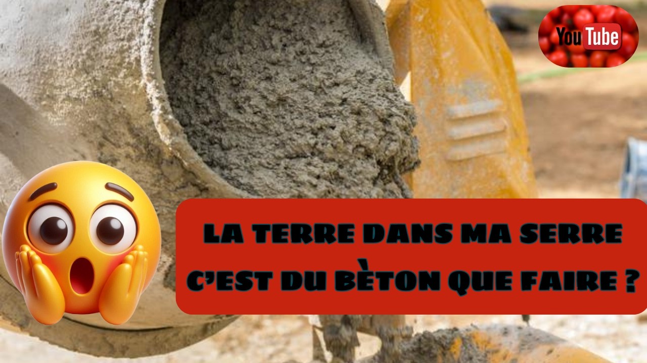 Le sol de ma serre c'est du béton ! Que faire ?
