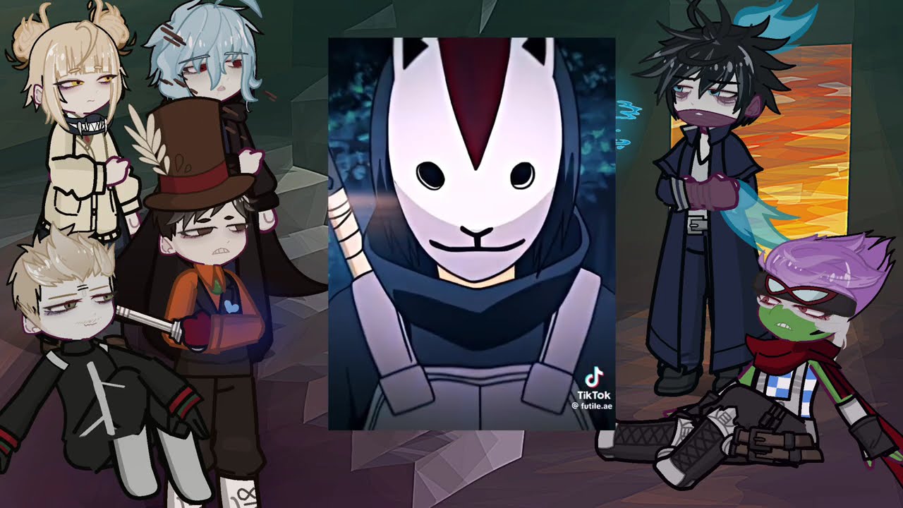 MHA BNHA villains 𝙧𝙚𝙖𝙘𝙩 𝙩𝙤 itachi uchiha | naruto shippuden | sasuke | Deku | Gacha life