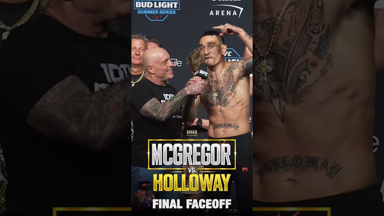 HEATED Conor McGregor vs. Max Holloway 2 FINAL FACEOFF | UFC 329 | MMA Fighting