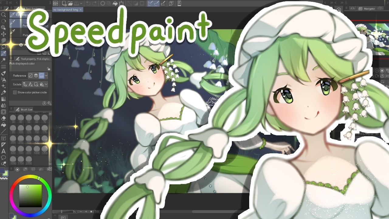 Let's Draw a Lily of the Valley Girl!!!🌷🌼🌸✦【SPEEDPAINT】✦