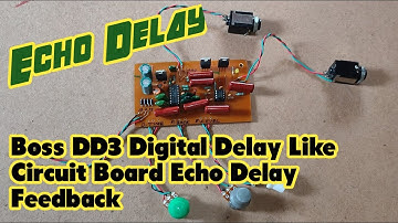Boss DD3 Digital Delay Like Circuit Board Echo Delay Feedback