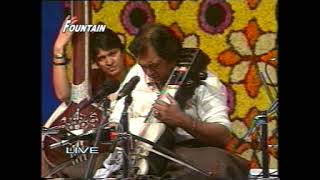 Ustad Sultan Khan Raga Nat Bhairav in Sawai Gandharva 1992 : with Ustad Zakir Hussain