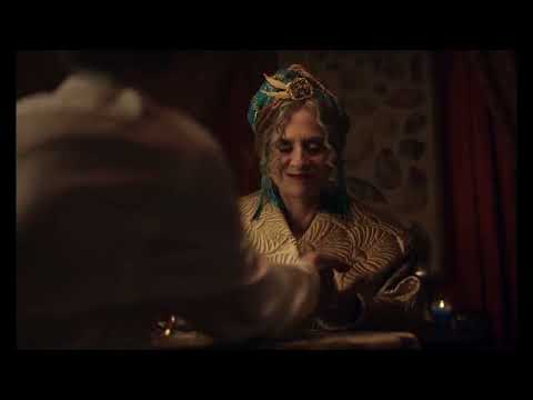 Lilia Calderu puts a sigil on Billy Maximoff in Agatha All Along S01E6