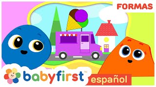 Nuevo episodio | Escuela de Figuras | Aprende formas para niños | Helado y más | Babyfirst Español