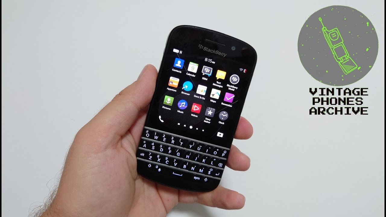 BlackBerry Q10 Mobile phone menu browse, ringtones, games, wallpapers YouTube