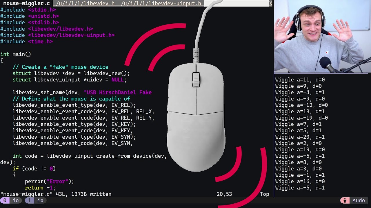 Coding a Mouse Jiggler in C