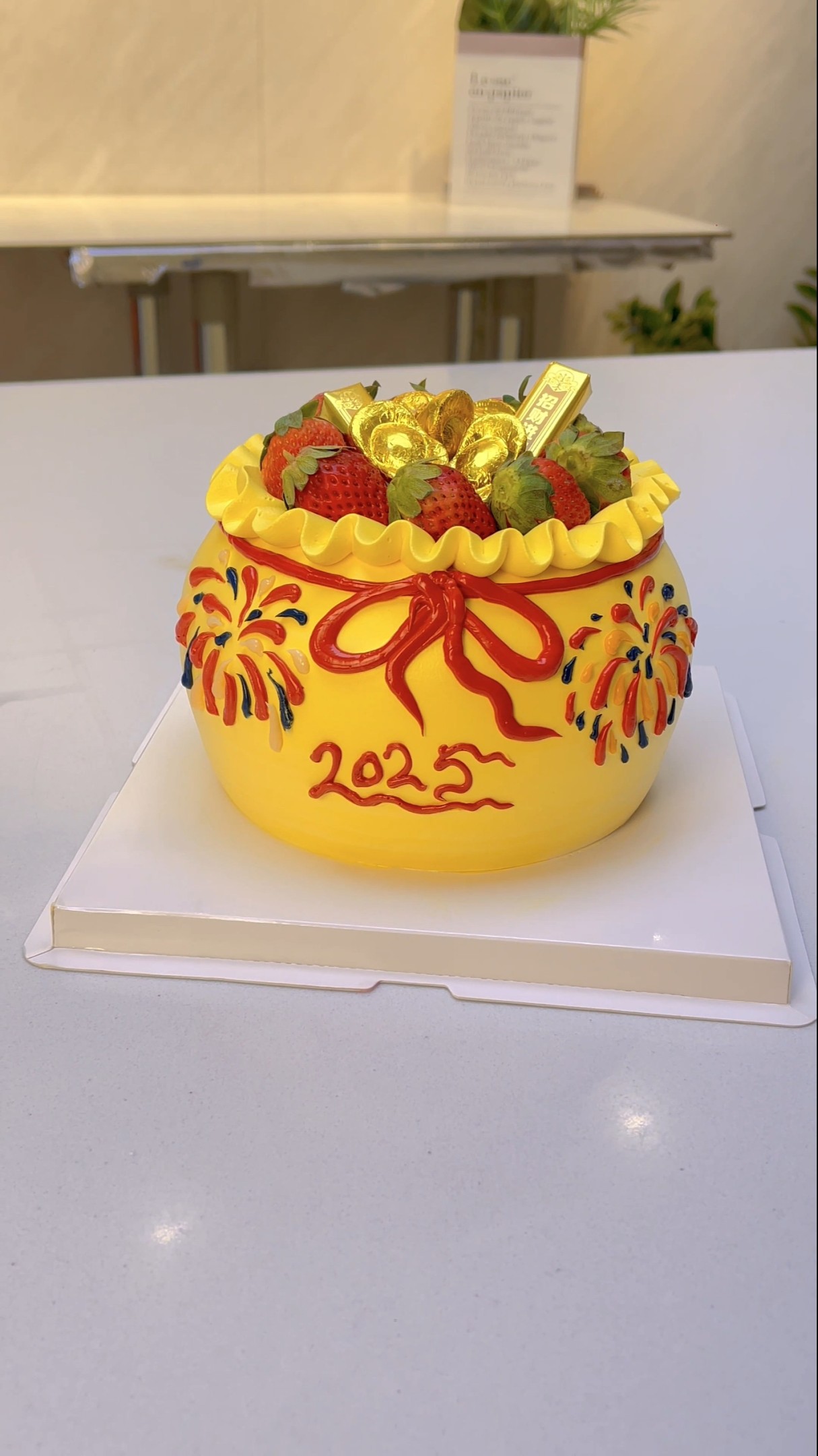 I wish you all a happy New Year~ New Year's Cake Cake Tutorial Baking Training 2025 My Baking Daily