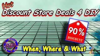 Hot Discount Store Deals 4 DIY Materials - Awesome Hack Stuff