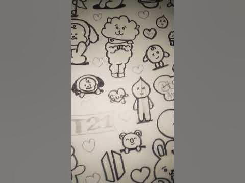 BTS Short Tonni art and craft design 💡 - YouTube