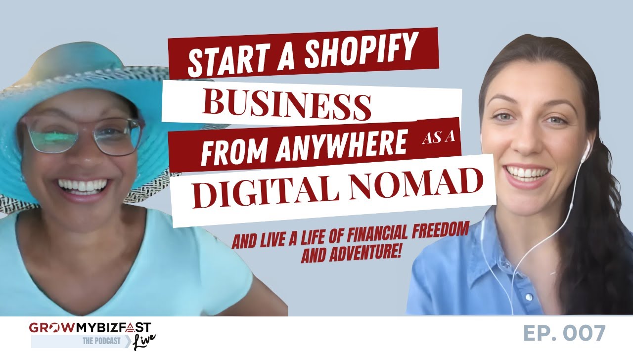 Start a Shopify Business ANYWHERE in the World as a Digital Nomad!