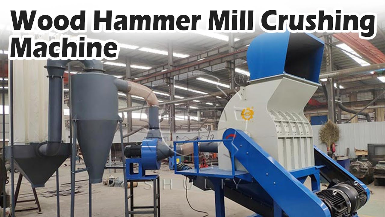 Wood Hammer Mill Crushing Machine Working Video | Sawdust Making ...