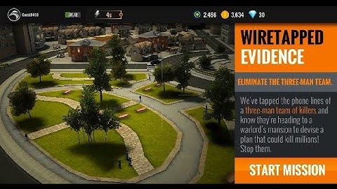 SNIPER 3D ELIMINATE THE THREE - MAN TEAM .