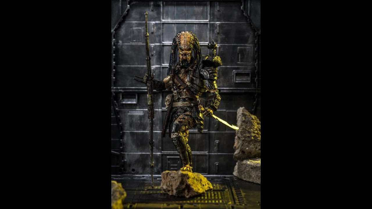 Hiya Toys Exquisite Mini Predator 2 Elder Predator 1/18 Scale Action Figure Review.