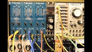 Three 101-VCF Modules Polyphonic Filter Demo 03 (Roland SH-101)