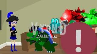 Dark Emerald Bowser Brings Headphones To Schoolforces Mrs. Laura To Watch North Korea Propaganda