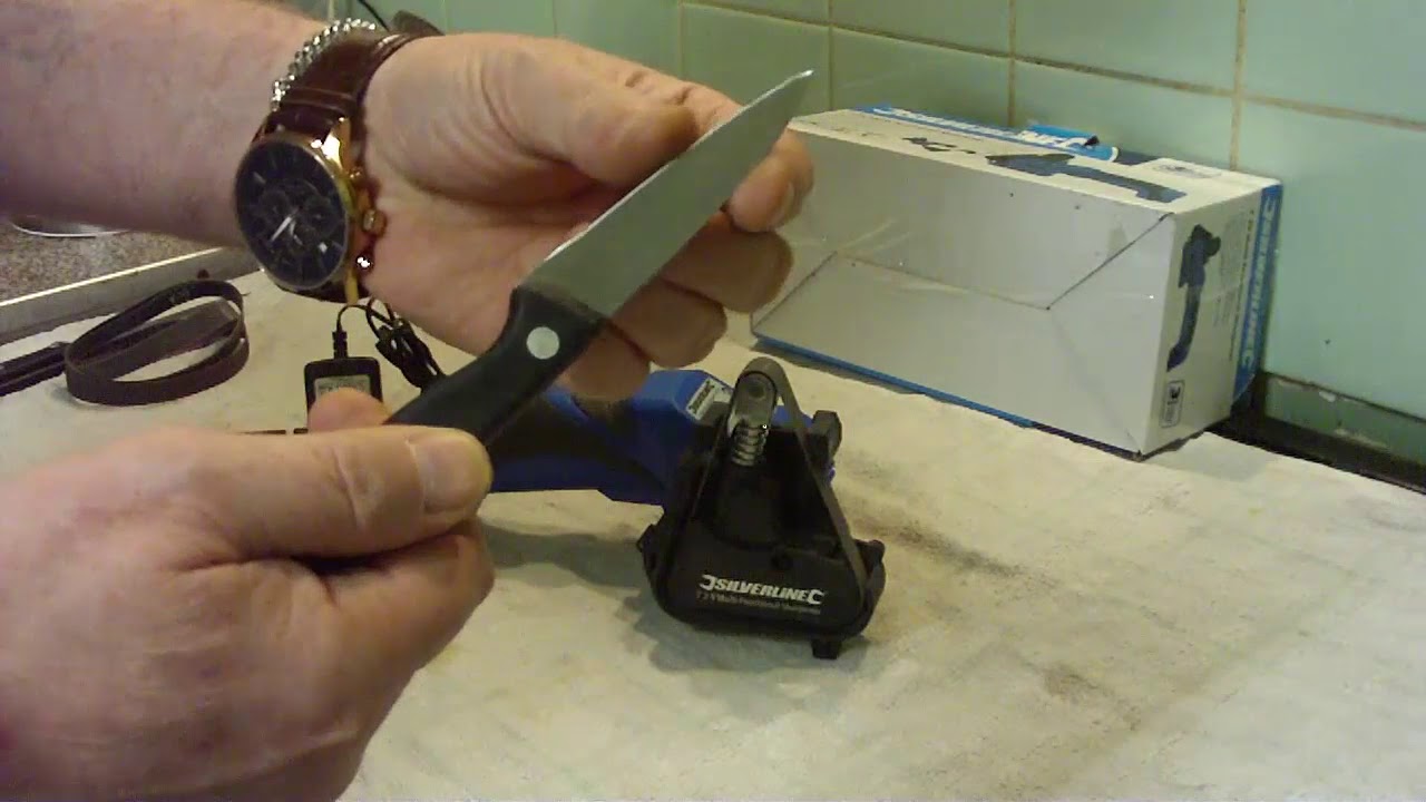 Silverline Tools 674758 Multifunctional Sharpener 7.2 V YouTube