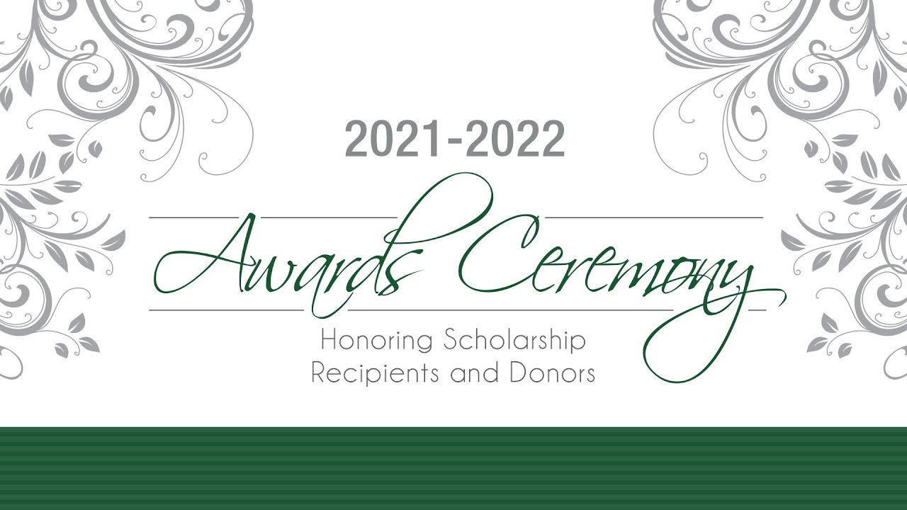Shasta College Virtual Scholarship Award Ceremony 2022 - YouTube