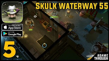 Space Marshals 3 - Chapter 2 Skulk Waterway 55 | All Bazaar Coins Found Walkthrough (Android, ios)