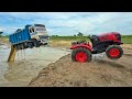 Cartoon Video | Dumper Truck Accident Pulling Out HMT Ford Swaraj Eicher Tractor? Aj toys 