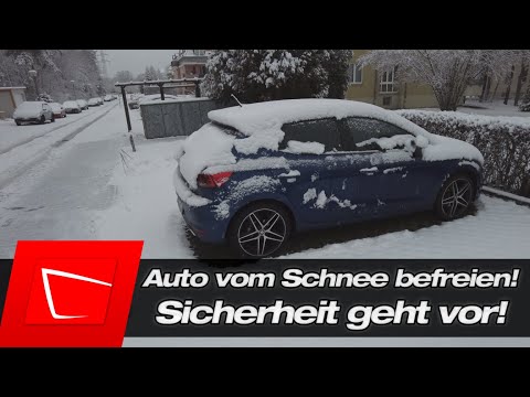 Video: Womit kann ich mein Auto vom Schnee reinigen?