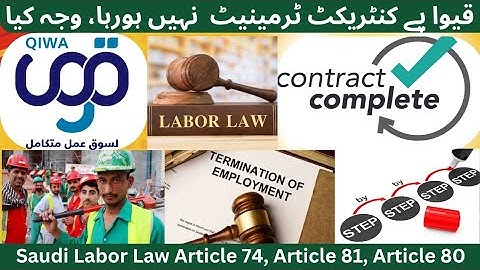 Qiwa Contract Termination Problems | Be Aware before Contract Termination| قیوا کنٹریکٹ سسٹم معلومات