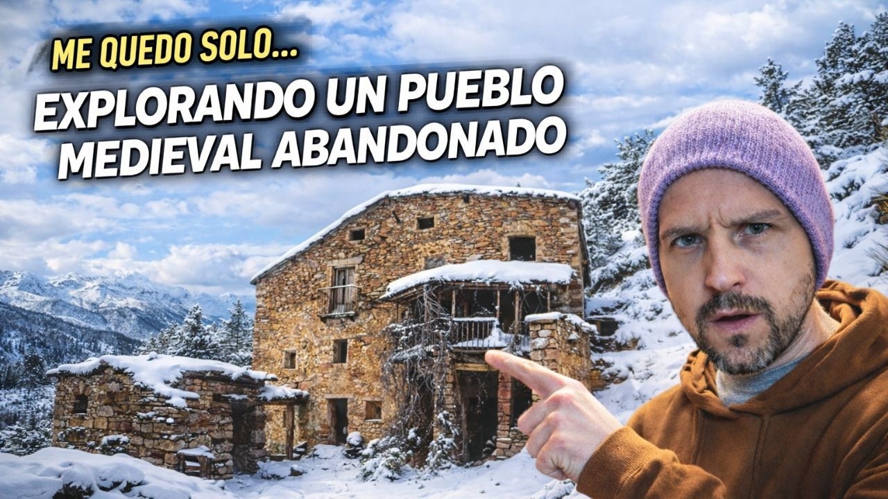 El Pueblo Medieval que el tiempo BORRÓ (Solo Queda Esta Casa)