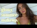 glowy ✨ not greasy✨ bronzy summer makeup look ft. PLT