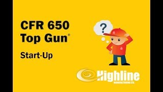 Highline CFR650 TopGun - Bale Processor Start Up