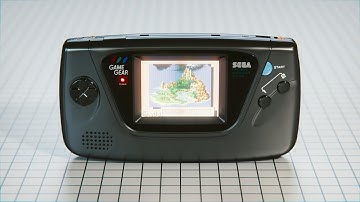 Blender Timelapse: SEGA Game Gear + Cartridge (photorealistic)
