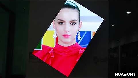 Huasuny Sero Wall Mounted Rotating LED Screen Digital LED Display Front Service HD LED Poster