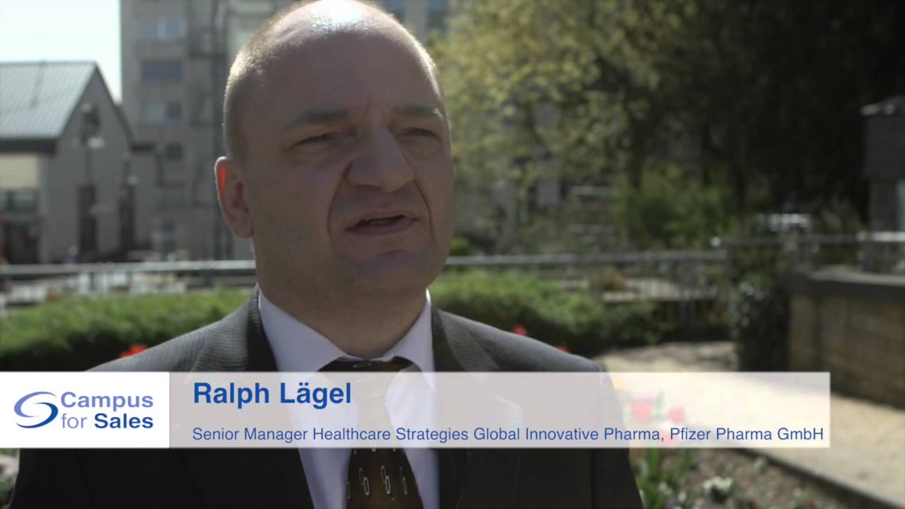 Ralf Lägel, Pfizer: Das Feedback, wenn man ein Kundenproblem gelöst hat, ist unbezahlbar