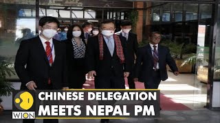 Chinese Delegation in Nepal Senior Chinese Communist Party leader Liu meets PM D