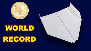 World Record Paper Airplane Best Paper Planes Easy Paper Plane