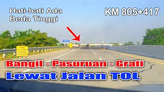 Jalan Tol Bangil Pasuruan Grati Lewat Tol Gempas Saat Ini | Tol Trans Jawa 2020 | Car Vlog