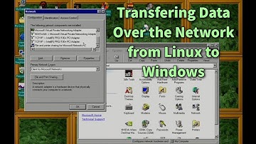 Using a Network to Move Data Between a Linux Computer and a Windows 3.11/95/98 Computer