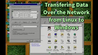 Using a Network to Move Data Between a Linux Computer and a Windows 3.11/95/98 Computer