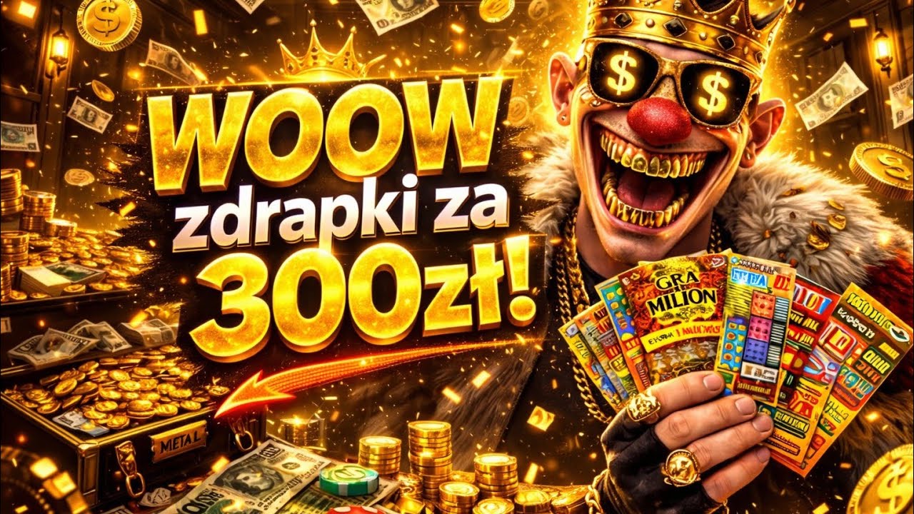 WOOW… 300 ZŁ POSZŁO NA ZDRAPKI! CO ZA AKCJA 🔥 Są pierwsze WYGRANE !