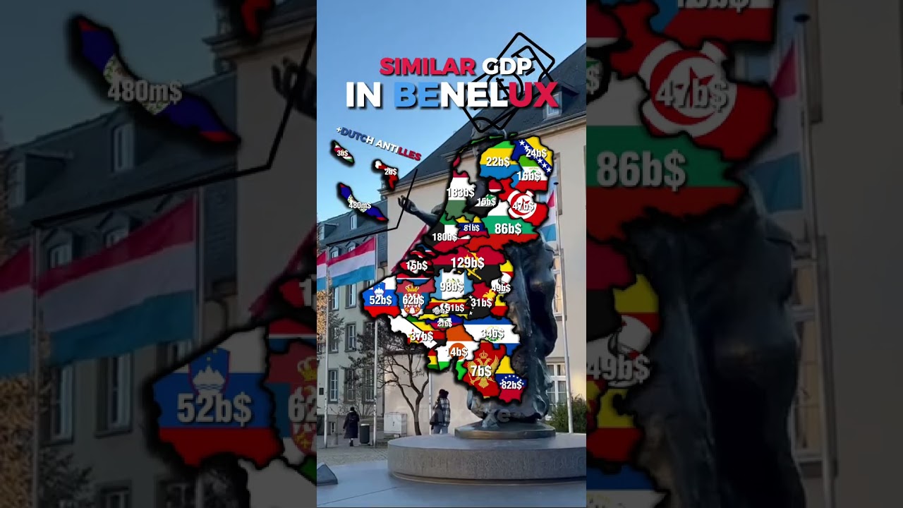 Similar GDP in Benelux