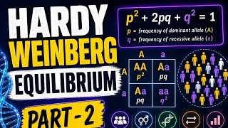 CSIR  NET Life Science GENETICS | LECTURE 18 HARDY WEINBERG PART-2
