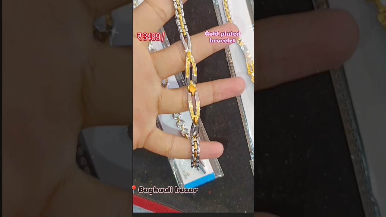 Gold plated bracelet