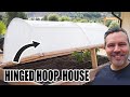 How to Build a HINGED HOOP HOUSE for a Raised Bed
